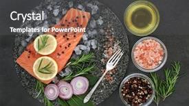  Presentation with fatty acid - Cool new slide set with omega 3 fatty acid backdrop and a dark gray colored foreground