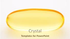  Presentation with oil industry - PPT theme with omega-3-fish-oil-one background and a cream colored foreground