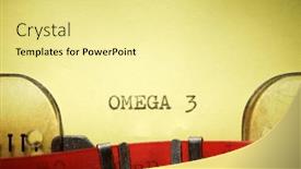  Presentation with writing the text human rights - Slide set with omega-3-text-written and a blonde colored foreground