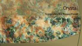  Presentation with butter - Presentation enhanced with omelet made from beaten eggs background and a coral colored foreground