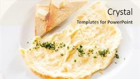  Presentation with fresh toast sandwiches egg - Cool new theme with omellettes - omelette with toast backdrop and a lemonade colored foreground