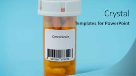  Presentation with pump - Presentation theme featuring omeprazole-proton-pump-inhibitor-ppi background and a light blue colored foreground