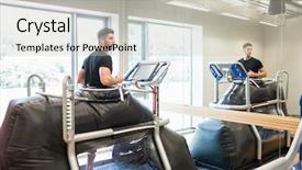  Presentation with gravity - Audience pleasing theme consisting of on an anti gravity backdrop and a light gray colored foreground