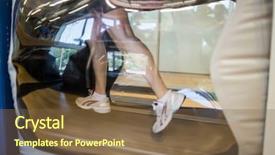  Presentation with gravity - Presentation theme consisting of on an anti gravity background and a tawny brown colored foreground