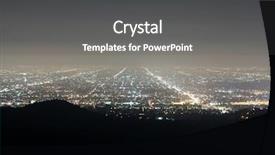  Presentation with fog - PPT theme with on the bight light background and a dark gray colored foreground