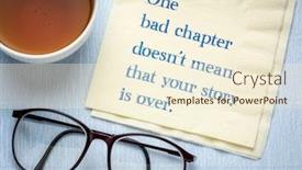  Presentation with difficulty - Theme consisting of one-bad-chapter background and a cream colored foreground