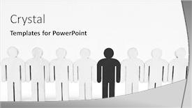  Presentation with black - Colorful presentation theme enhanced with one-black-figure-of-person backdrop and a white colored foreground