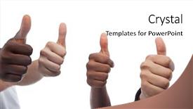  Presentation with four elements of the - Cool new PPT theme with arrow traffic sign on white sky outside backdrop and a tawny brown colored foreground