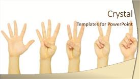  Presentation with racism white hands in modern - Amazing presentation theme having one body many parts - hands isolated on a white backdrop and a  colored foreground