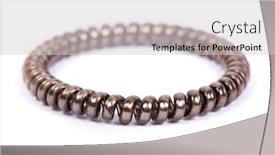  Presentation with flexible - Amazing PPT theme having one-brown-spiral-elastic backdrop and a light gray colored foreground