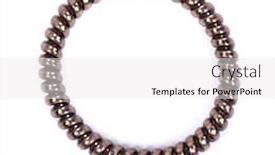  Presentation with flexible - Beautiful presentation design featuring one-brown-spiral-elastic backdrop and a white colored foreground