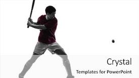  Presentation with field hockey - Beautiful PPT layouts featuring one caucasian field hockey player backdrop and a white colored foreground