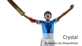  Presentation with background - Cool new theme with one caucasian jai alai basque backdrop and a white colored foreground