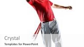  Presentation with background - Slide set having one-caucasian-jai-alai-basque background and a white colored foreground