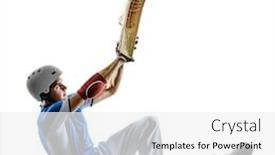  Presentation with background - Presentation theme having one-caucasian-jai-alai-basque background and a white colored foreground