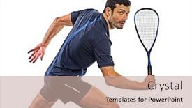  Presentation with studio - Amazing presentation theme having one-caucasian-mature-man-practicing backdrop and a coral colored foreground