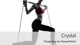  Presentation with one young man exercising handball - Cool new slides with happy halloween day let s go to party backdrop and a gold colored foreground