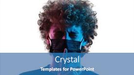  Presentation with shadow - Slide set featuring one-caucasian-young-hushing-silence background and a teal colored foreground