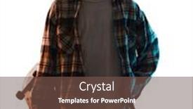  Presentation with shadow - Amazing PPT layouts having one-caucasian-young-man-skateboarder backdrop and a tawny brown colored foreground