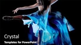  Presentation with black light - Audience pleasing PPT theme consisting of one-caucasian-young-woman-ballet backdrop and a black colored foreground