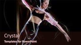  Presentation with black light - Presentation enhanced with one caucasian young woman modern dancer dancing isolated on black background with light painting motion blur speed effect background and a wine colored foreground