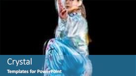  Presentation with tai chi - Slide deck consisting of one-chinese-woman-partacticing-tai background and a teal colored foreground