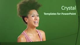  Presentation with african americans and food - Theme with one color - beautiful african woman laughing background and a  colored foreground