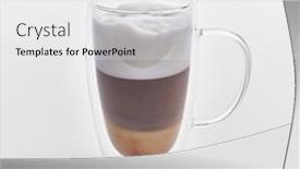  Presentation with love coffee cappuccino coffee - Slide deck with one-cup-of-cappuccino-coffee background and a white colored foreground