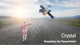  Presentation with space - Amazing slide deck having one day she will go backdrop and a dark gray colored foreground