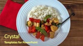  Presentation with plant breeding in rice - Cool new presentation theme with one direction - plate with chicken rice backdrop and a tawny brown colored foreground