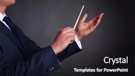  Presentation with orchestra conductor - Amazing PPT theme having one direction band - cropped image of a male backdrop and a dark gray colored foreground