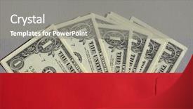  Presentation with united states treasury - PPT layouts consisting of united states in red envelope background and a gray colored foreground