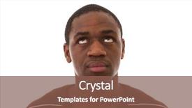  Presentation with christian african american men - Beautiful presentation theme featuring one eye - african young men looking backdrop and a  colored foreground