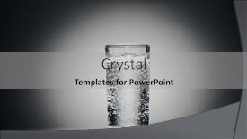  Presentation with sparkling - PPT layouts enhanced with one-glass-of-sparkling-water background and a light gray colored foreground