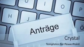  Presentation with tab - Audience pleasing theme consisting of one hanging folder tab backdrop and a light blue colored foreground