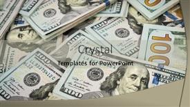  Presentation with one shareholder - Colorful theme enhanced with one-hundred-dollars-background backdrop and a light gray colored foreground