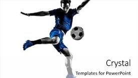  Presentation with italian - Amazing presentation theme having one italian soccer player man backdrop and a white colored foreground