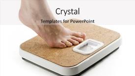  Presentation with foot raio x - Beautiful presentation theme featuring one leg balance - female foot standing on tip backdrop and a  colored foreground