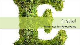  Presentation with letter - Amazing slides having one letter of bush alphabet backdrop and a yellow colored foreground