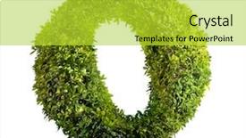  Presentation with introduction letter - Presentation with one letter of bush alphabet background and a yellow colored foreground