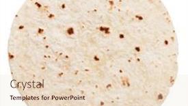  Presentation with tortilla - Theme having one-mexican-burrito-tortilla-over background and a lemonade colored foreground