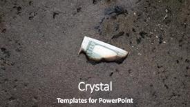  Presentation with lays - Amazing presentation theme having one million dollars - burned money lays backdrop and a  colored foreground