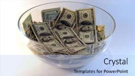  Presentation with bowl - Cool new slides with fresh tea branch isolated backdrop and a lemonade colored foreground.