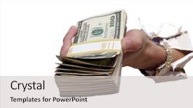  Presentation with human bladder - Cool new presentation theme with one million dollars - pile o cash a human backdrop and a light gray colored foreground