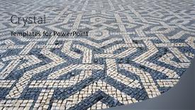  Presentation with patterns - Presentation enhanced with one-of-geometric-patterns and a  colored foreground