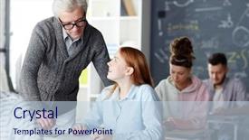  Presentation with students - Amazing presentation theme having one of tasks of final backdrop and a lemonade colored foreground