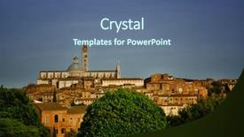  Presentation with palio siena - Amazing theme having one of the most appealing backdrop and a ocean colored foreground