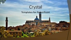  Presentation with palio siena - PPT theme enhanced with one of the most appealing background and a light blue colored foreground