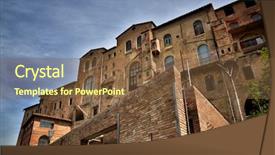  Presentation with palio siena - Cool new theme with one of the most appealing backdrop and a tawny brown colored foreground