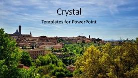  Presentation with palio siena - Amazing slide deck having one of the most appealing backdrop and a light blue colored foreground